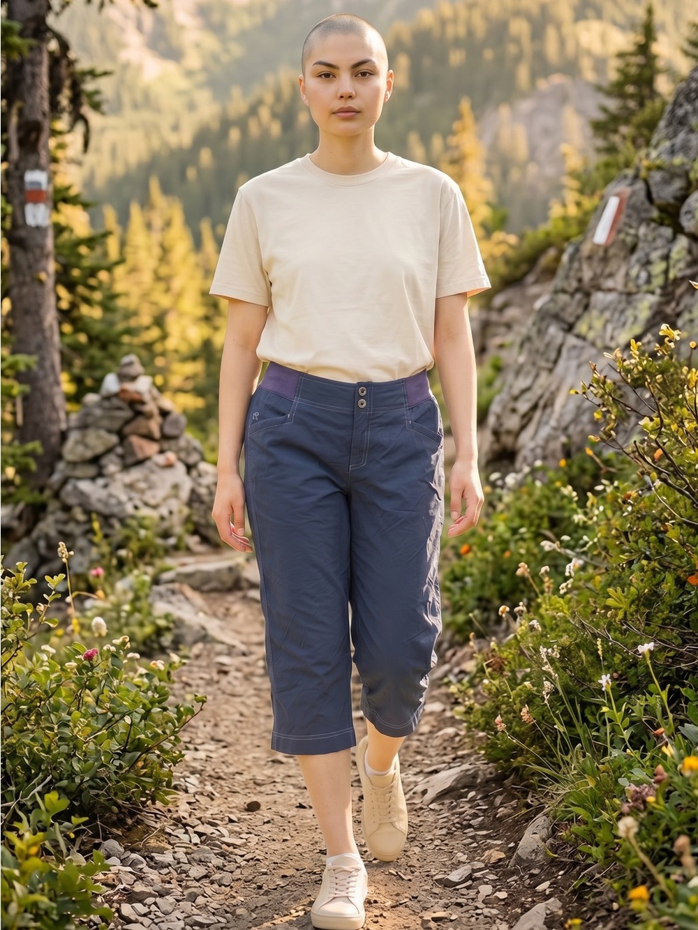 Royal Robbins Navy Hiking Capris